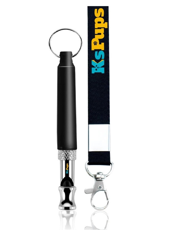 KsPups Professional Dog Training Whistles, Adjustable Frequency, Ultrasound Stop Barking Tool, with Black Strap Lanyard (Pack of-1) - Image 2